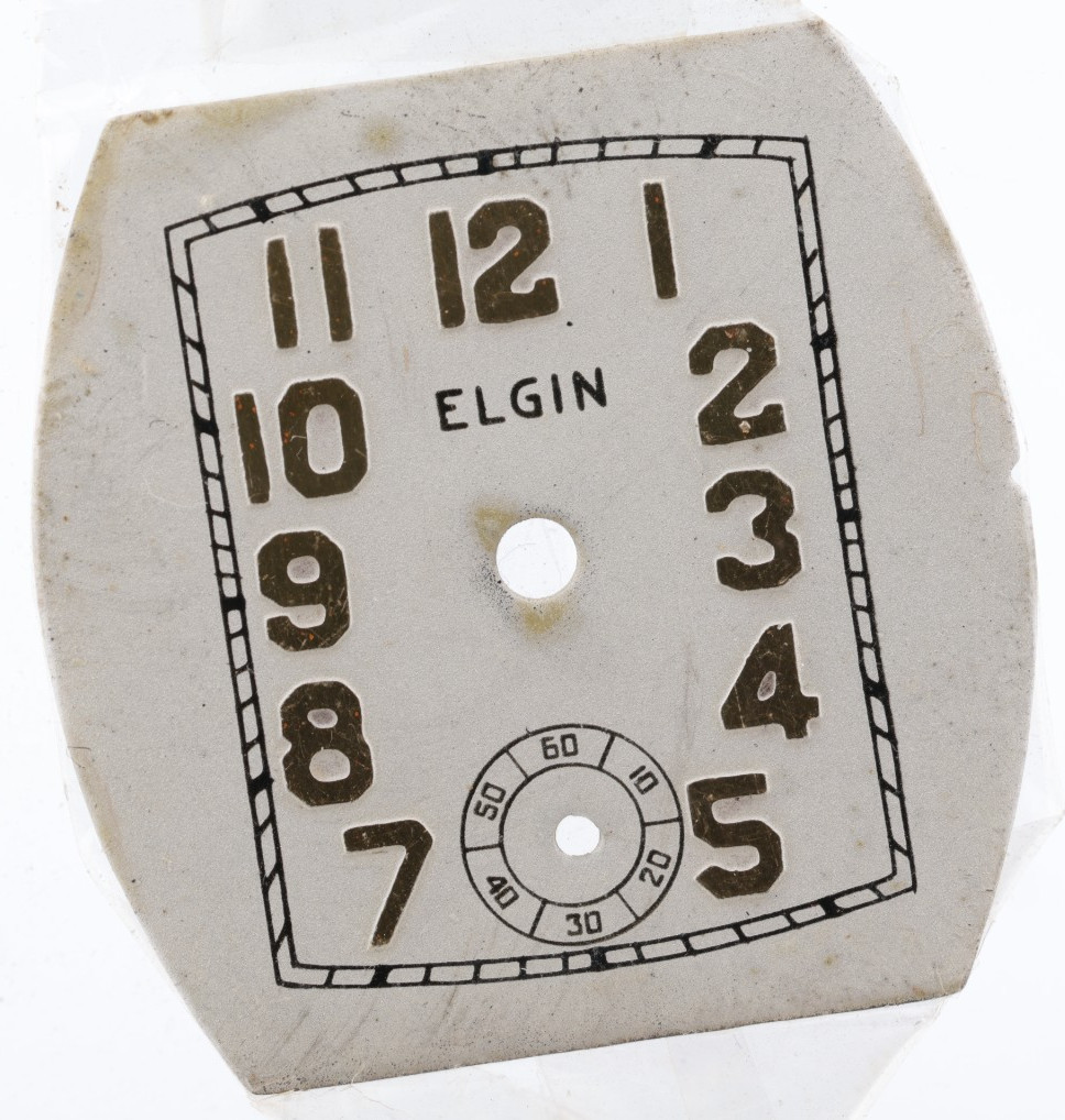 ELGIN ART DECO NOS WRIST WATCH DIAL 26.74×26.71mm (KX)