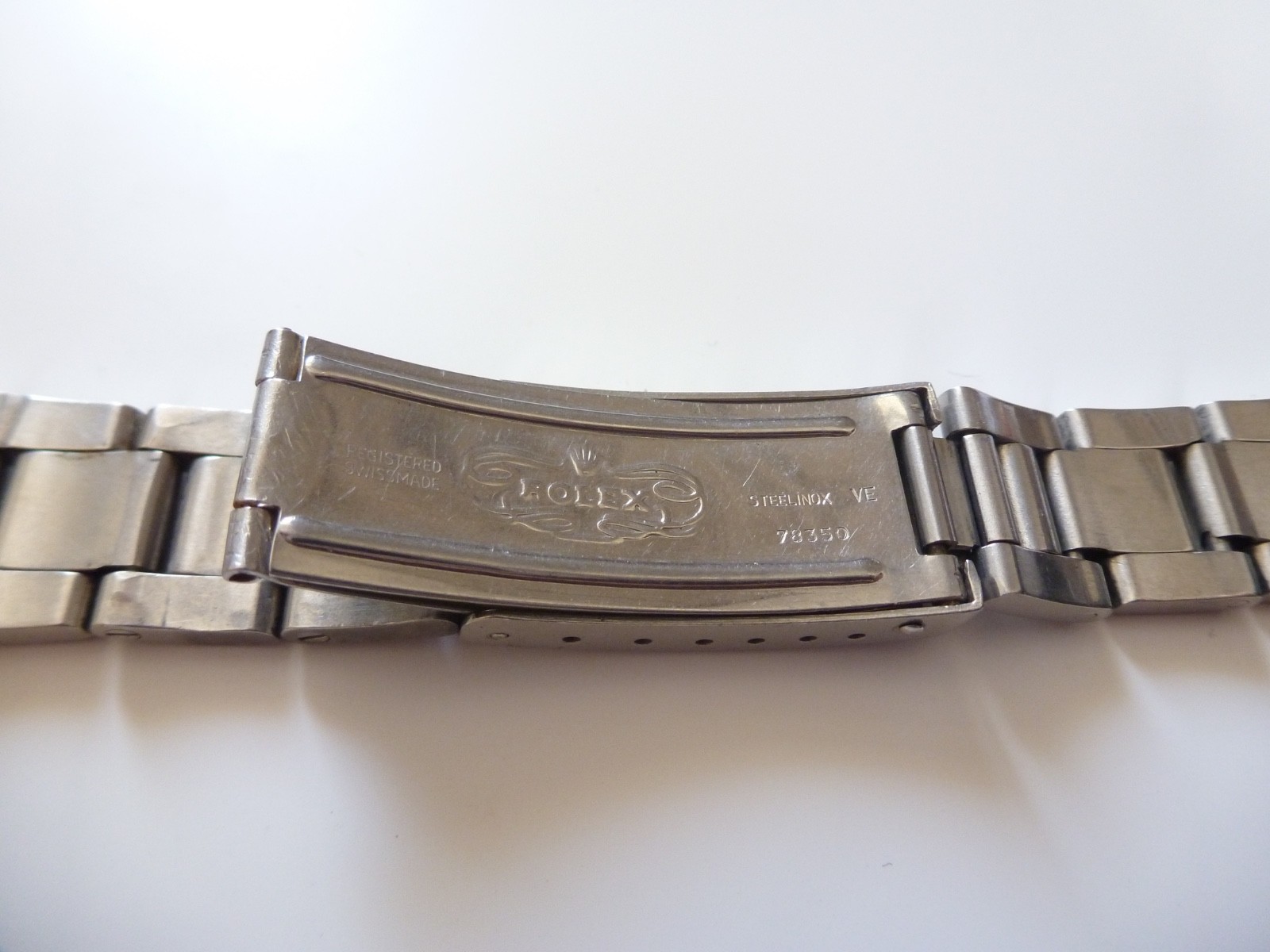 ORIGINAL Rolex Steel Bracelet 78350 19 VE length 15cmOyster without end links