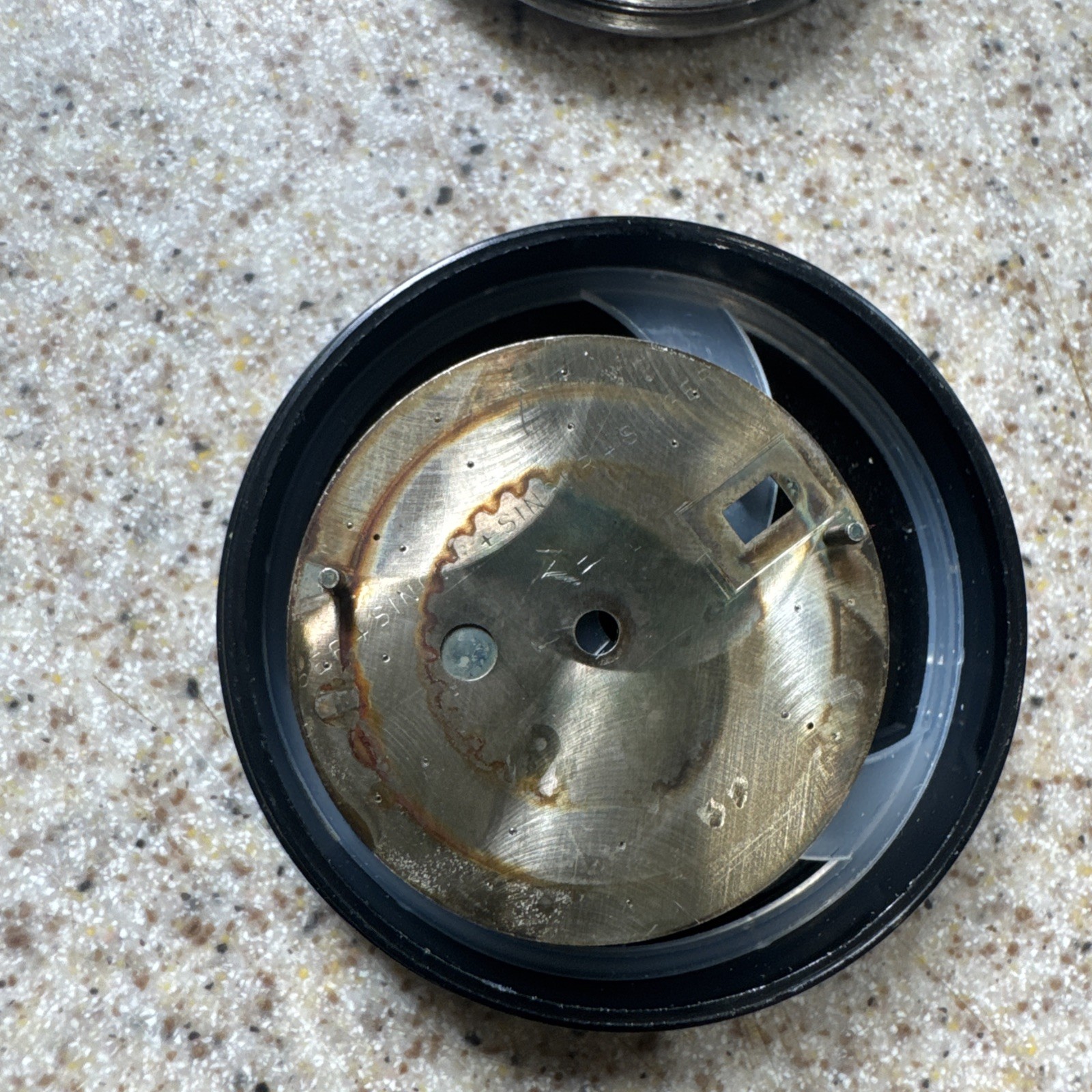 Rolex 15000 Quickset Case And Gray Tropical Dial