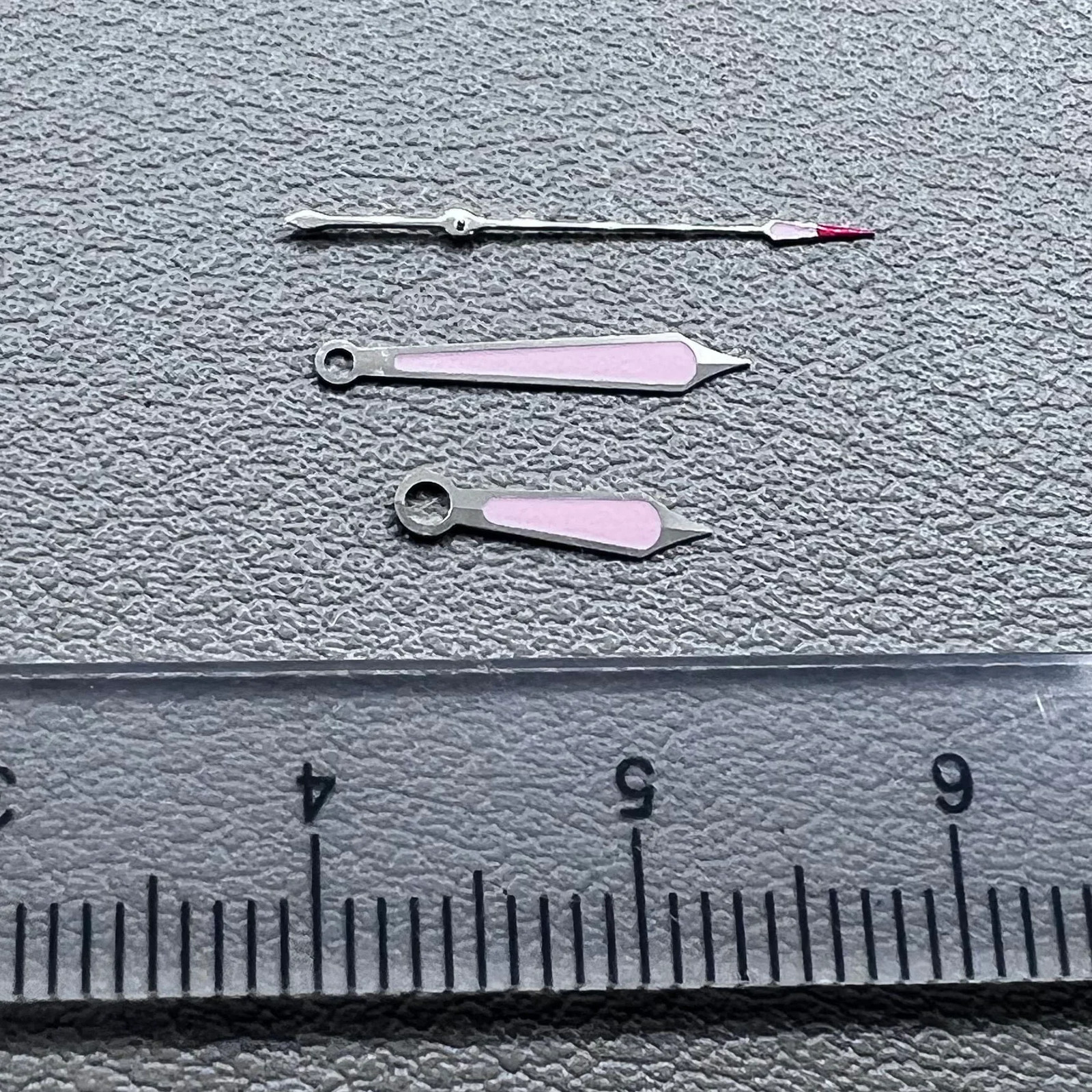 Pink 9.3*13.3*14.3mm Watch Hands Set For Miyota 8215 8200 2813 Movement