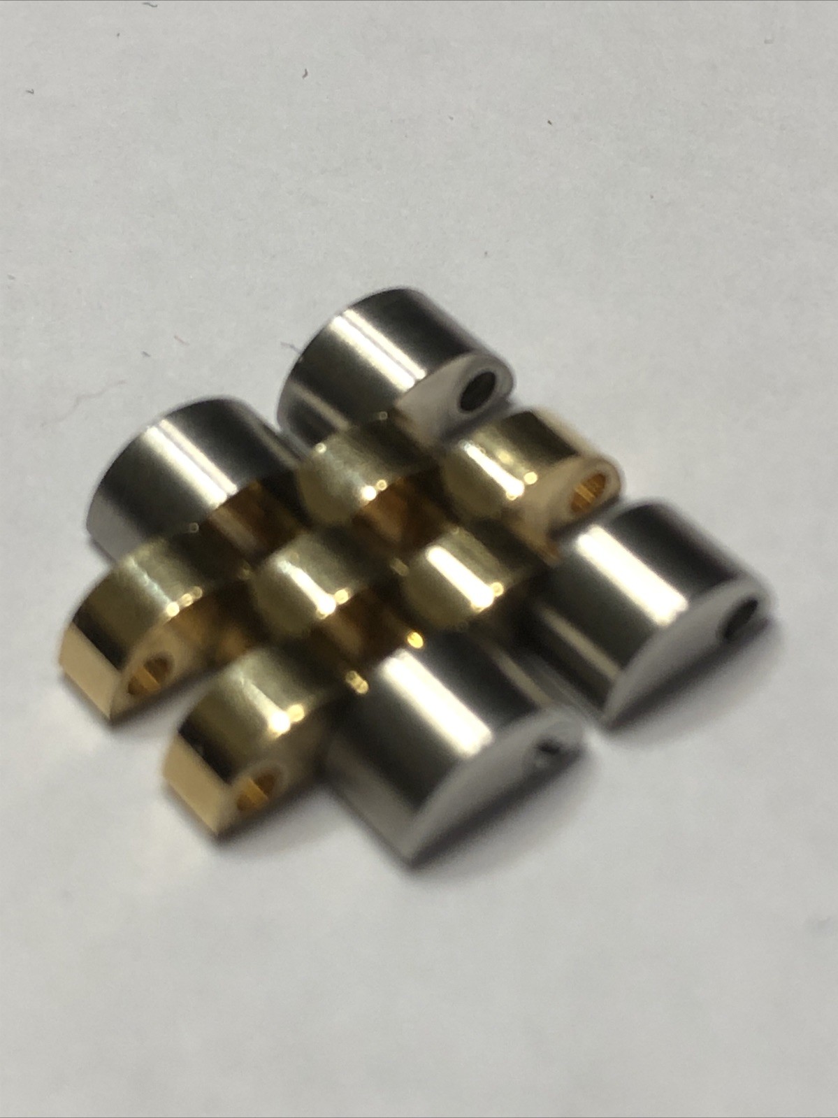 GENUINE ROLEX JUBILEE 18K / SS LINKS FOR LADIES BRACELET 14mm