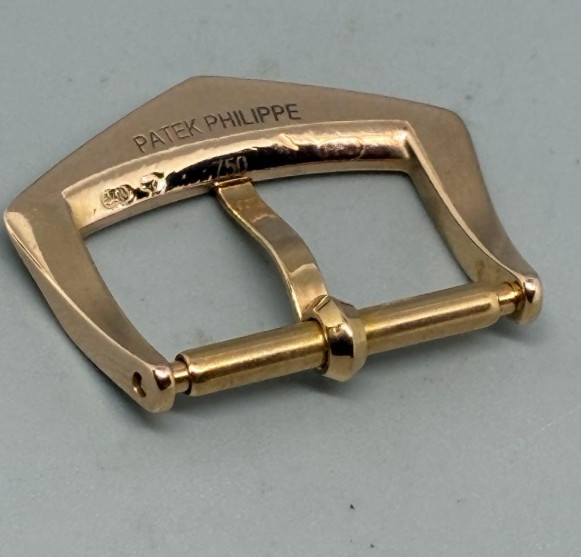 Patek Philippe 18K Rose Gold Watch Tang Buckle 16mm 3.45g 750 Hallmarked