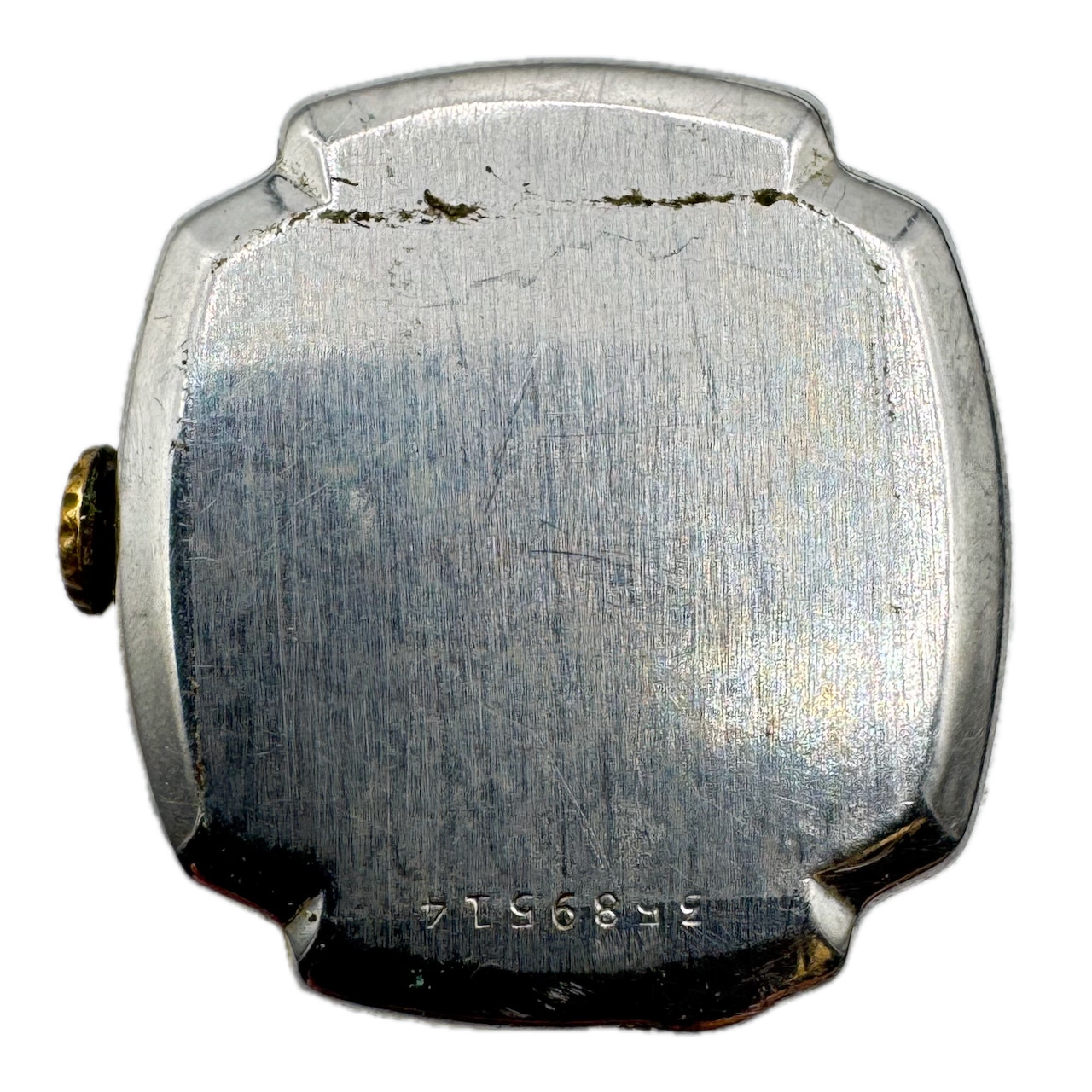 Vintage Bulova Square Mechanical Men’s Wristwatch Movement 10 BA Swiss