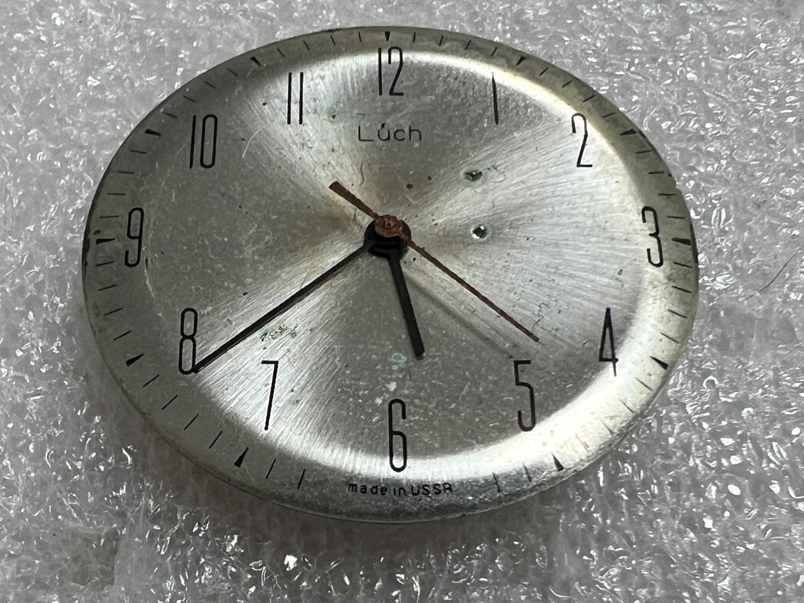USSR LUCH movement 2209 caliber Gold Plated watch mechanism. FOR PARTS .