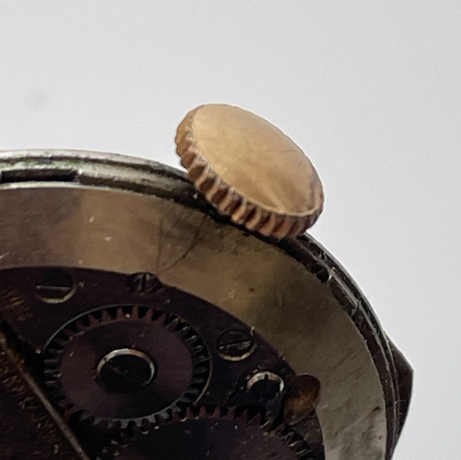 Vintage Alton Watch Co Swiss Movement 17 Jewels Sub Second Parts Repair