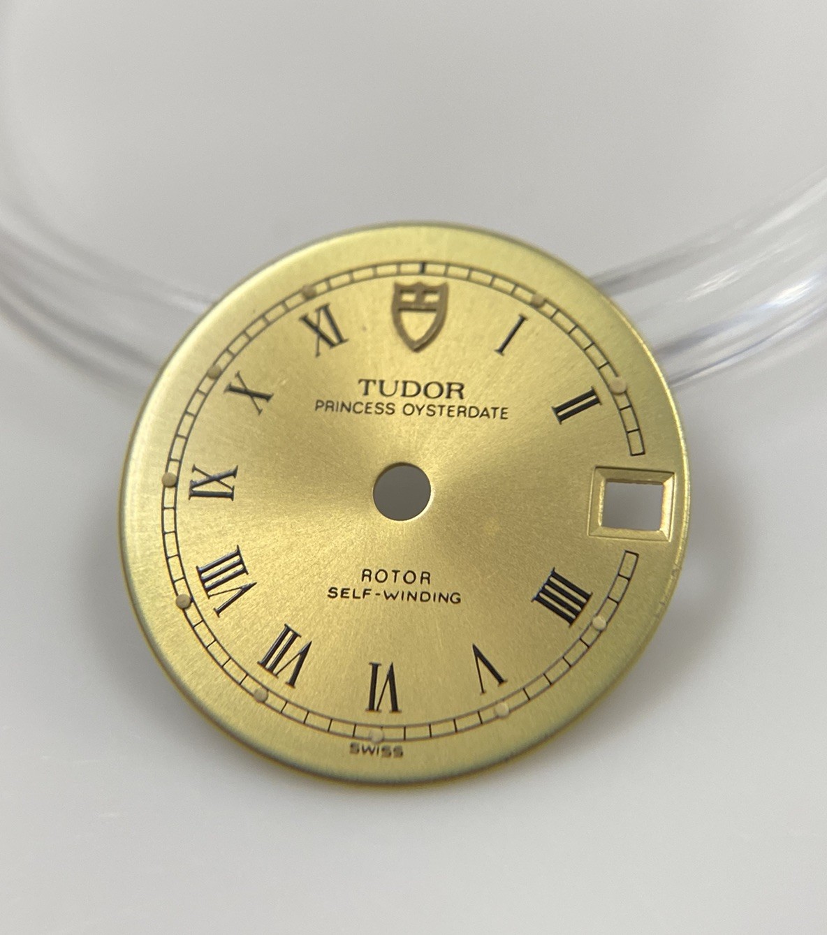 Genuine Tudor Prince Oysterdate Rotor Gold Ladies Cal. ETA 2651/2671 Roman Dial