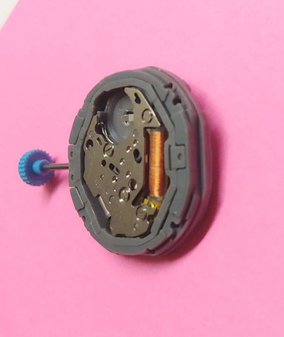 NOS Miyota SM90 -3 Hand Sun And Moon Movement. Sets, Runs, Keeps Time 24 Hrs.
