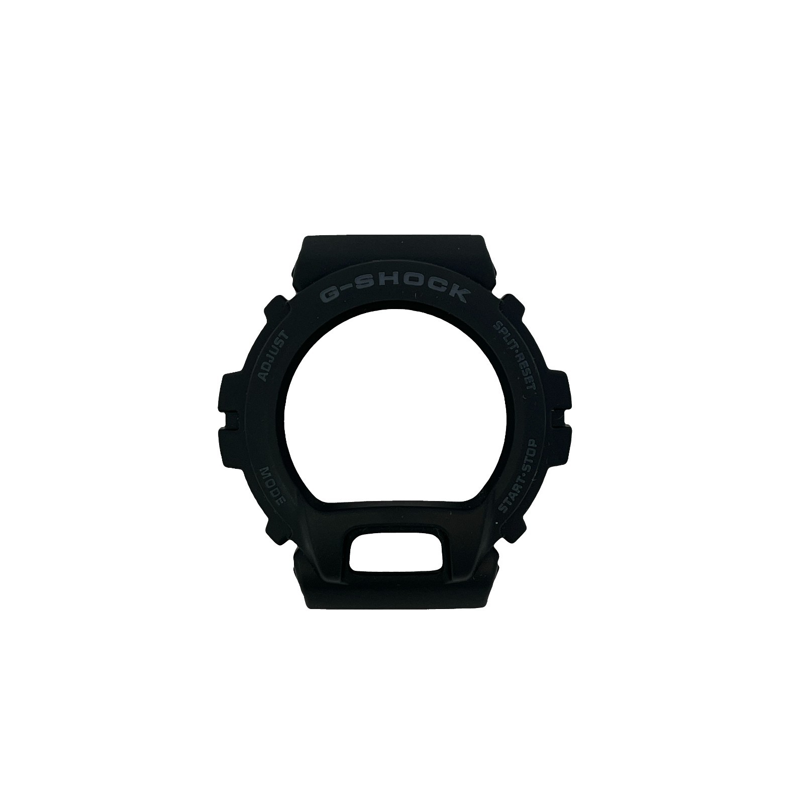 Genuine Casio G-SHOCK DW-6900 Bezel – Black Resin with Gray Lettering OEM Part