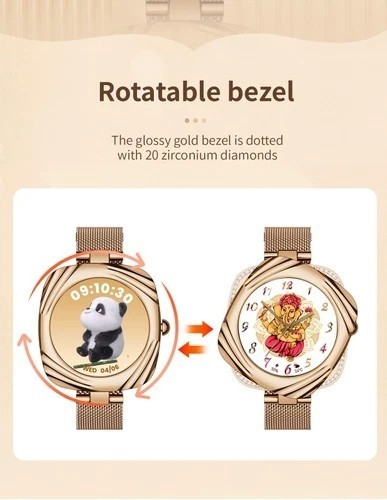 Smart Watch Stainless Steel Luxury Watch Bluetooth Call IP67 Fashion Bracelet A