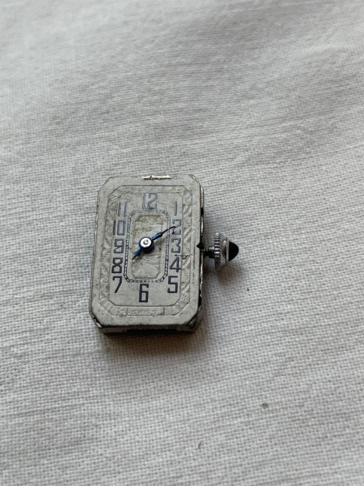 Sorority Swiss ladies art-deco – movement for watch RUNS, lot0308