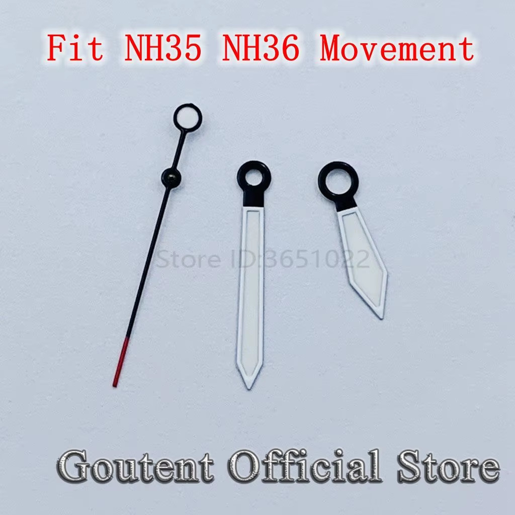Green Luminous Black White Watch Hands Fit NH35 NH36 ETA 2836 2824 PT5000 Miyota