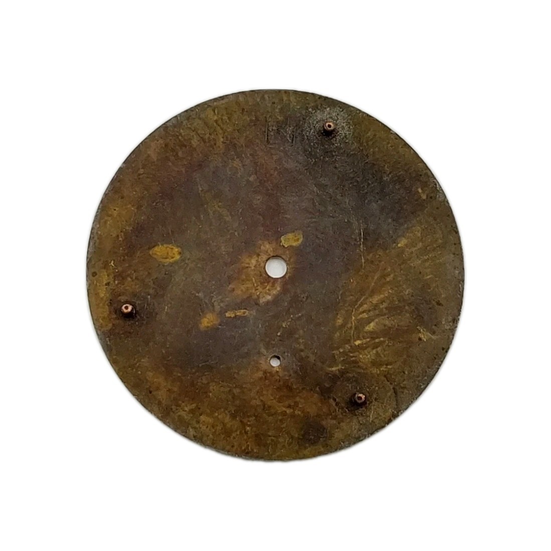 Waltham 37.6mm Double Sunk Metal Pocket Watch Dial Only 1712