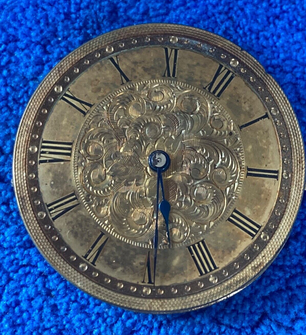 English Pocket Watch Movement and Dial by J B Yabsley, London