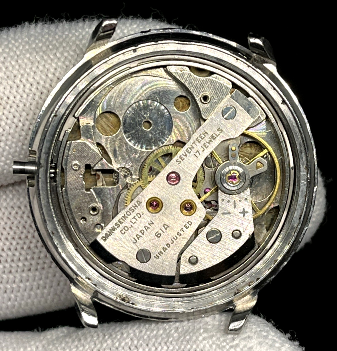 Vintage Seiko 66A Daini Seikosha 17J Balance is Good – For Parts/Repair 1960s
