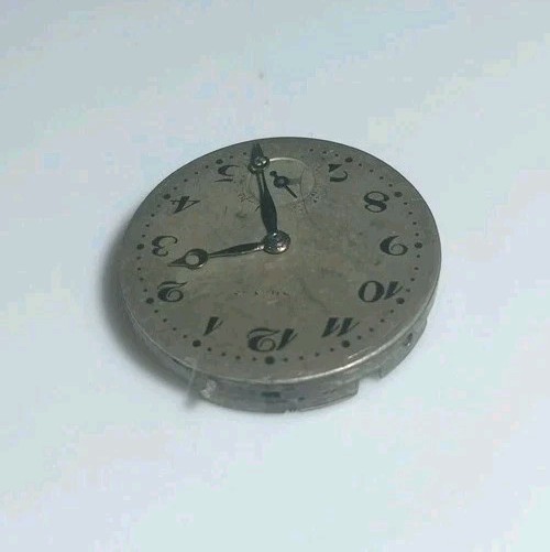 Vintage 1916 Longines 15 jewels 3 adj. movement & dial for part As Is # 3445955