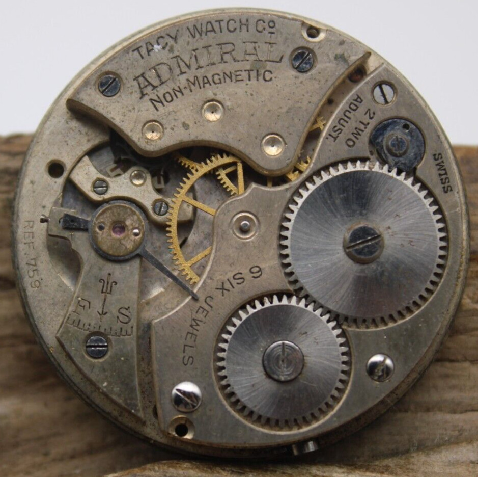 TACY EMPIRE SWISS POCKET WATCH MOVEMENT 6j REF. 759 39.6mm (TR3)