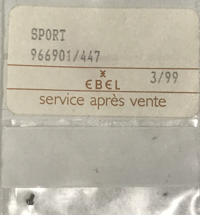 Ebel Bezel Screw White Gold Authentic New For Sport Classic 966901/447