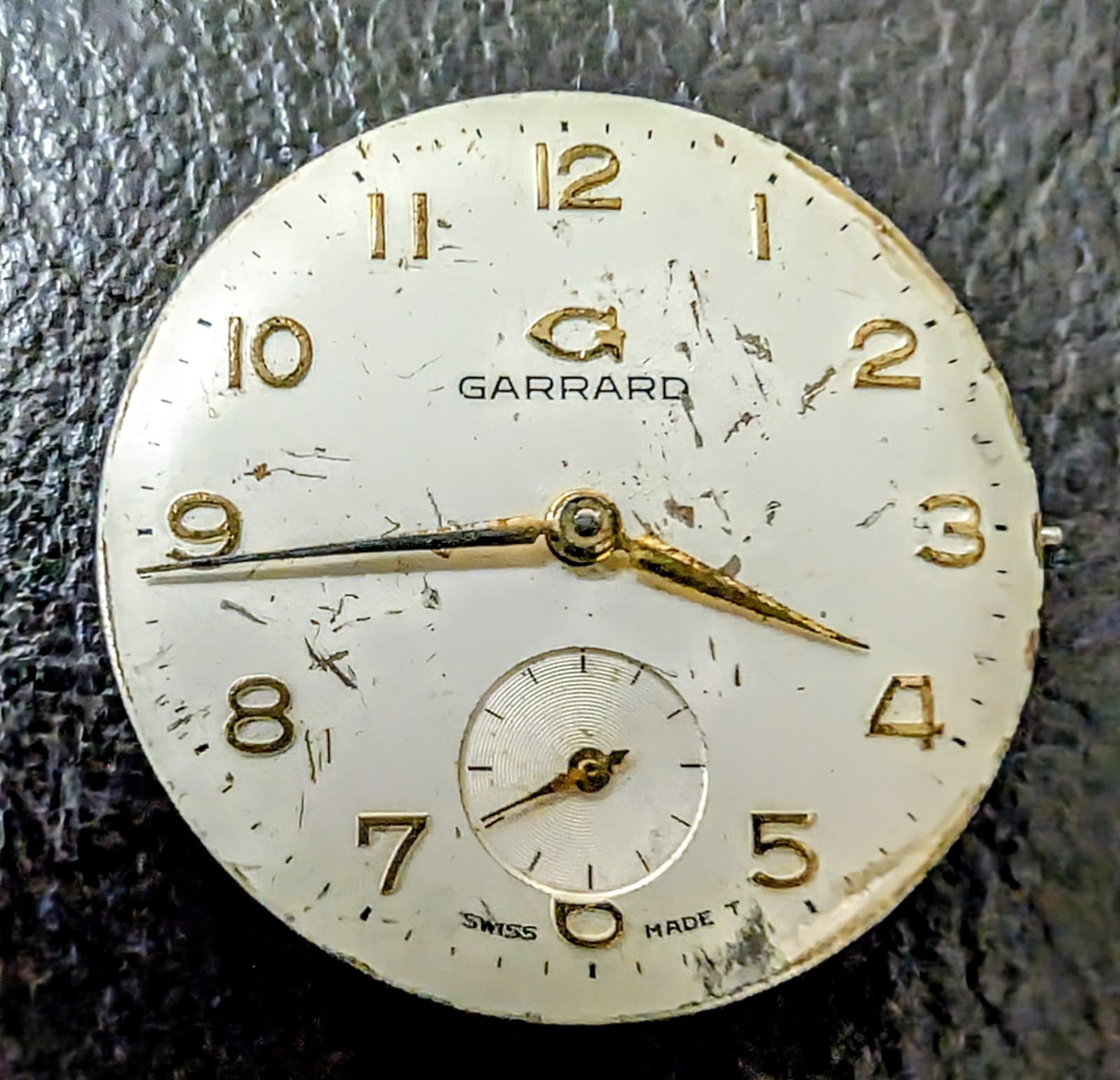 Swiss Garrard ETA 1120 17J Movement for Spares and Repairs