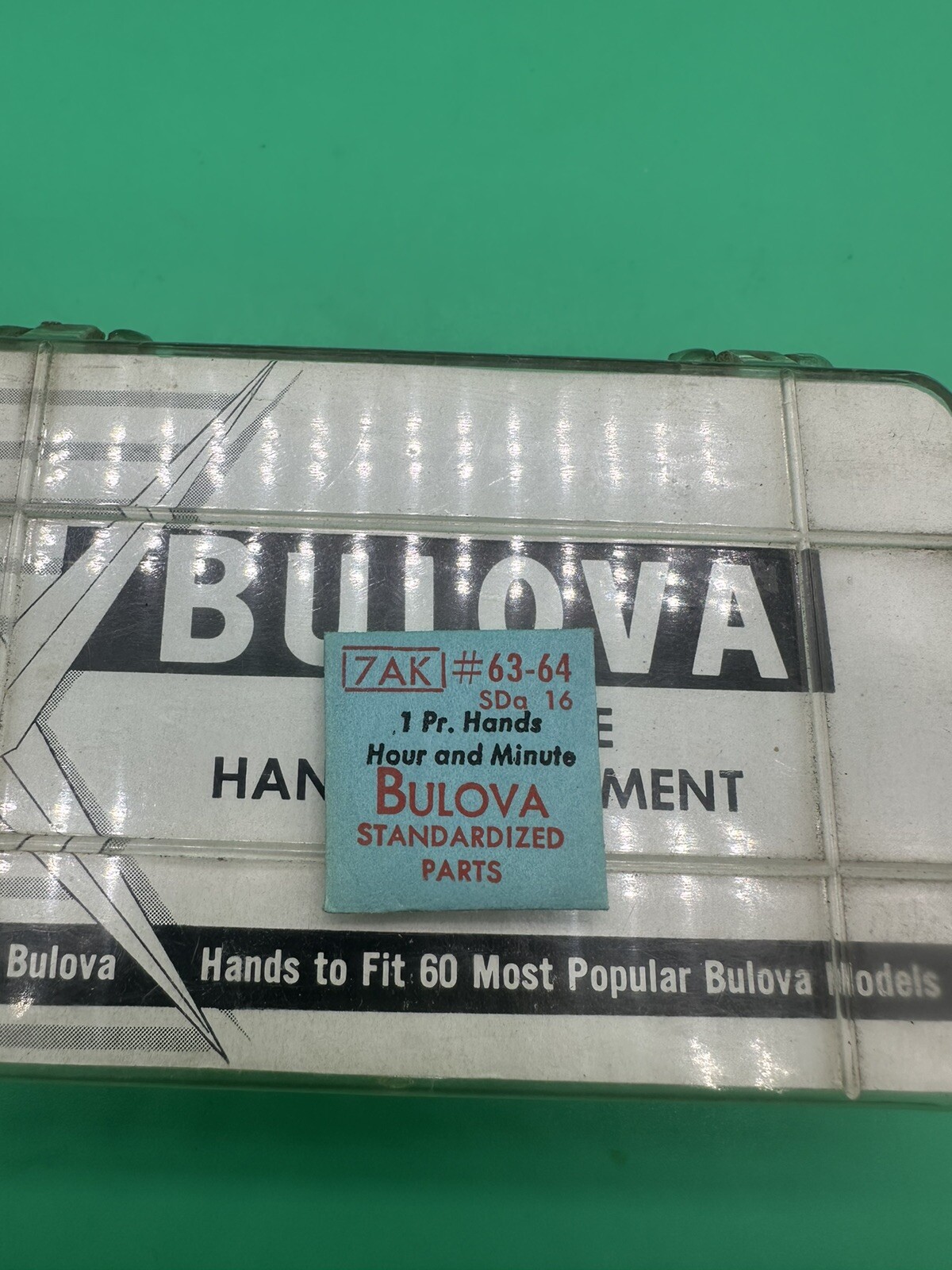 Bulova New 7AK SDa 16 Vintage Second Watch Hand #63-64 NOS Sealed Package