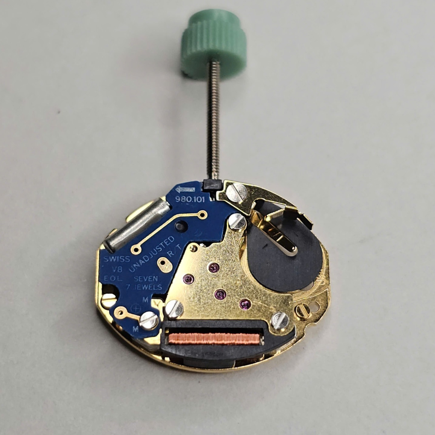 ETA 980.101 Movement – 7 Jewels Swiss Normflatline Premium Quartz – Repl 980.153