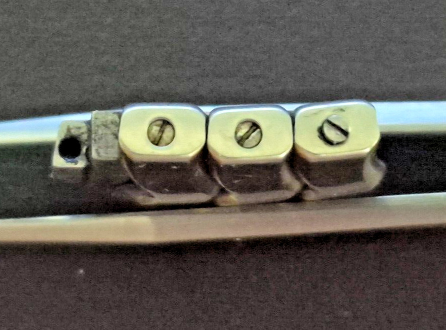 Ebel Classic Wave 19.5 mm Expansion Extra Links Gold and Steel 3 Total & Screws