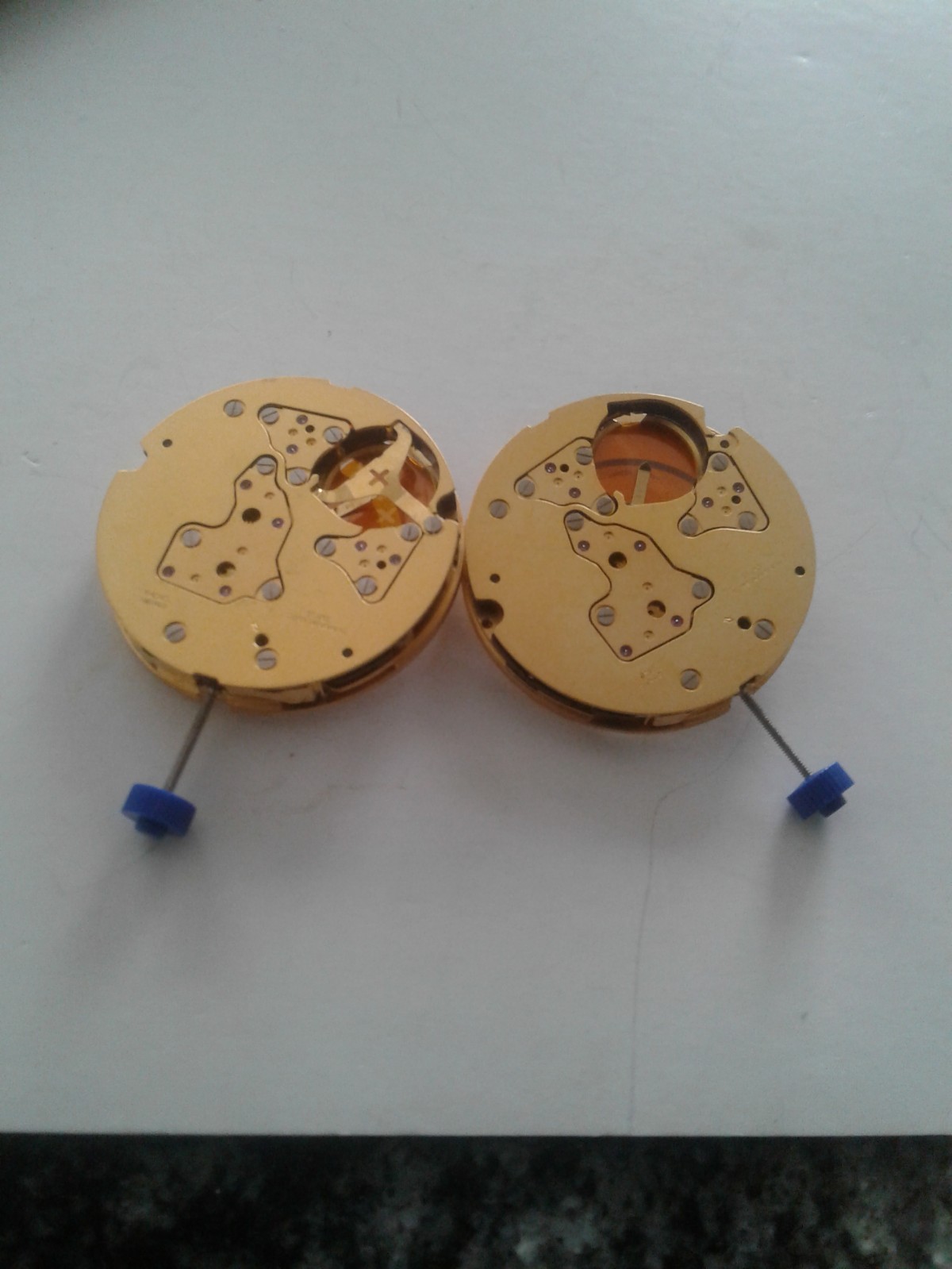LOT OF 2 RONDA 5040.B WATCH MOVEMENT WITH GOOD CIRCUIT FOR PARTS