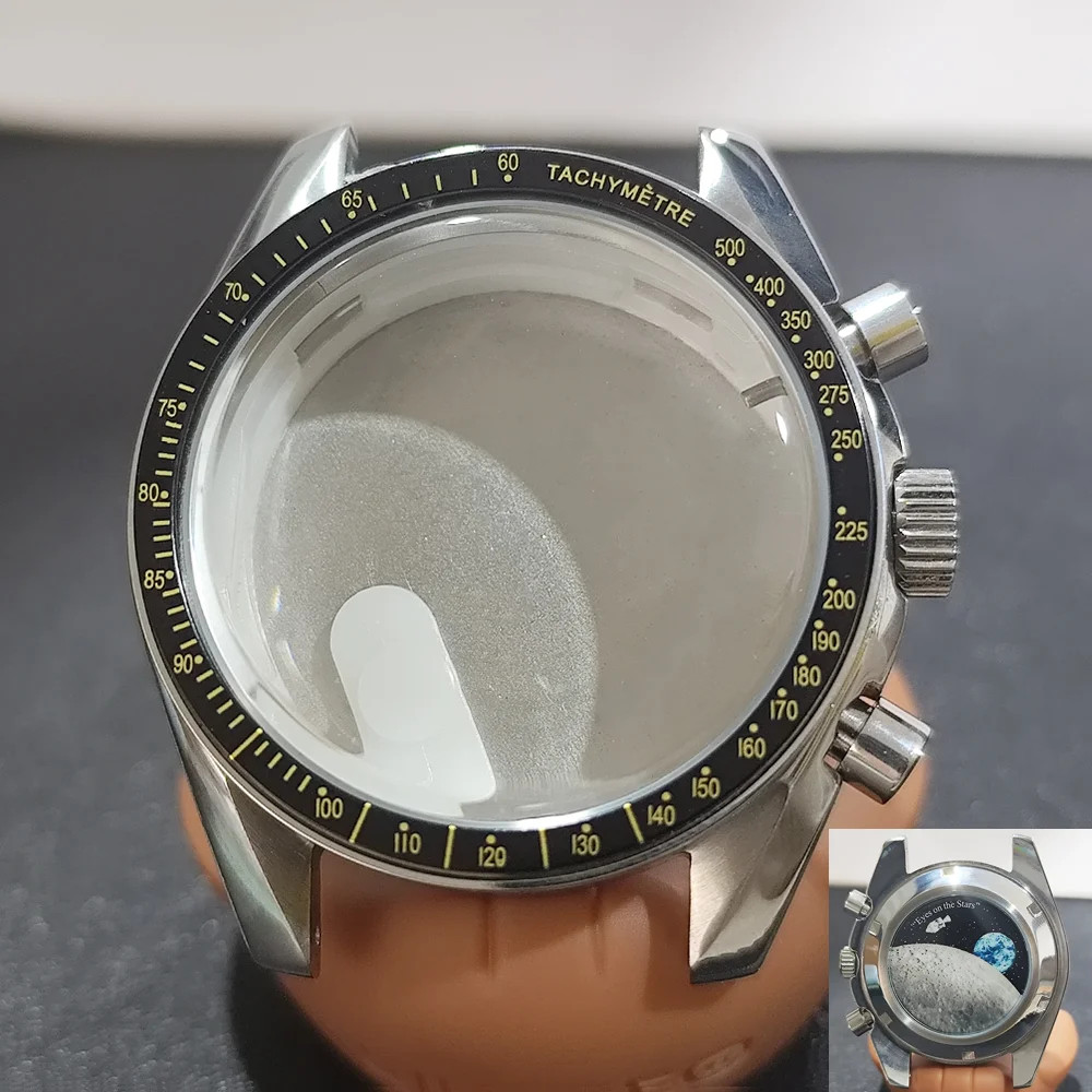 VK63 VK64 39.7mm Moon Watch Style Metal Case Chronograph Accessories