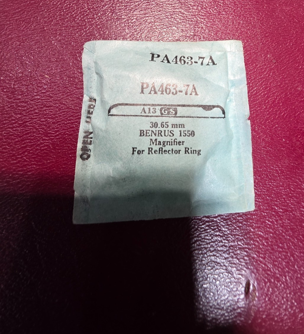 GS Round Replacement Crystals PA Series Benrus Watches PA463-7A 1550 Magnifier