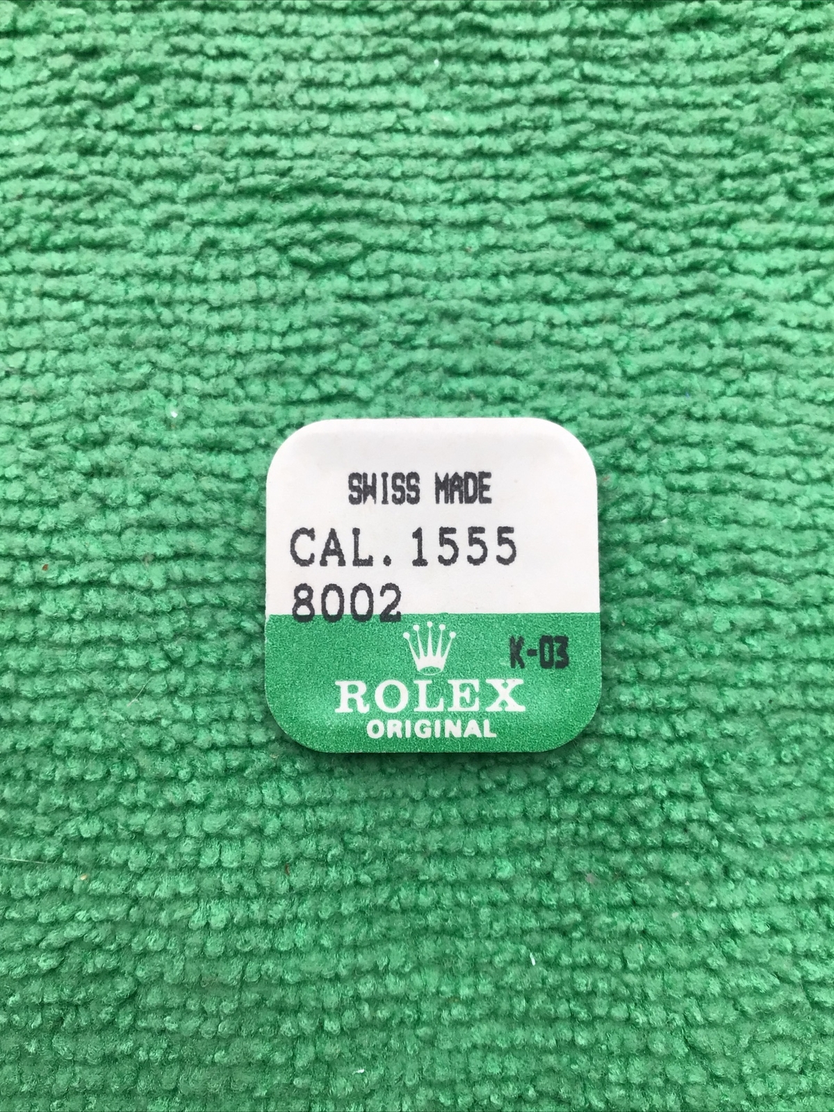 Genuine Rolex 1555 8002 Center Centre Second Pinion Watch Part
