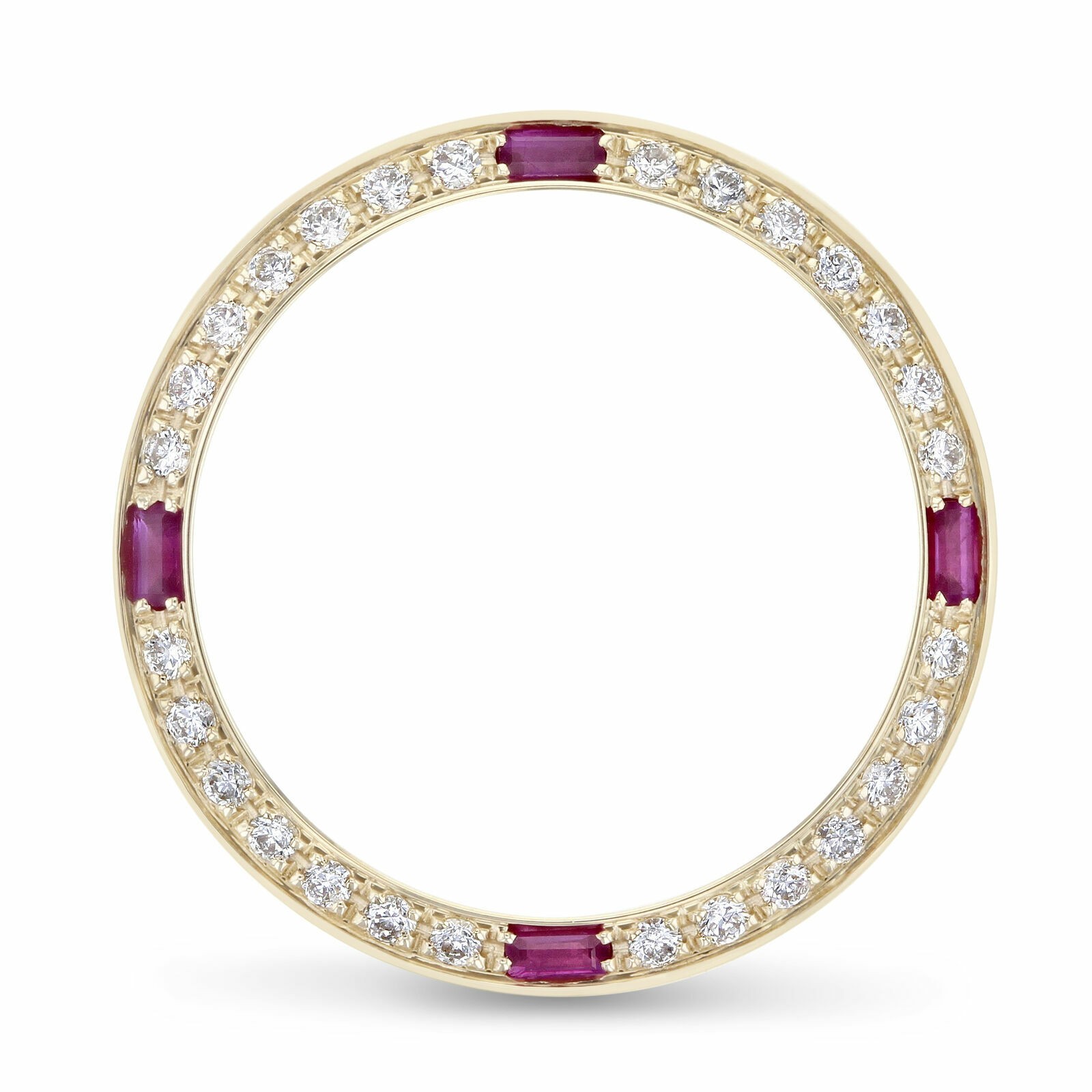 .70CT BEAD ST NATURAL DIAMOND BEZEL 18KY FOR ROLEX DATE 69078 69088 69128