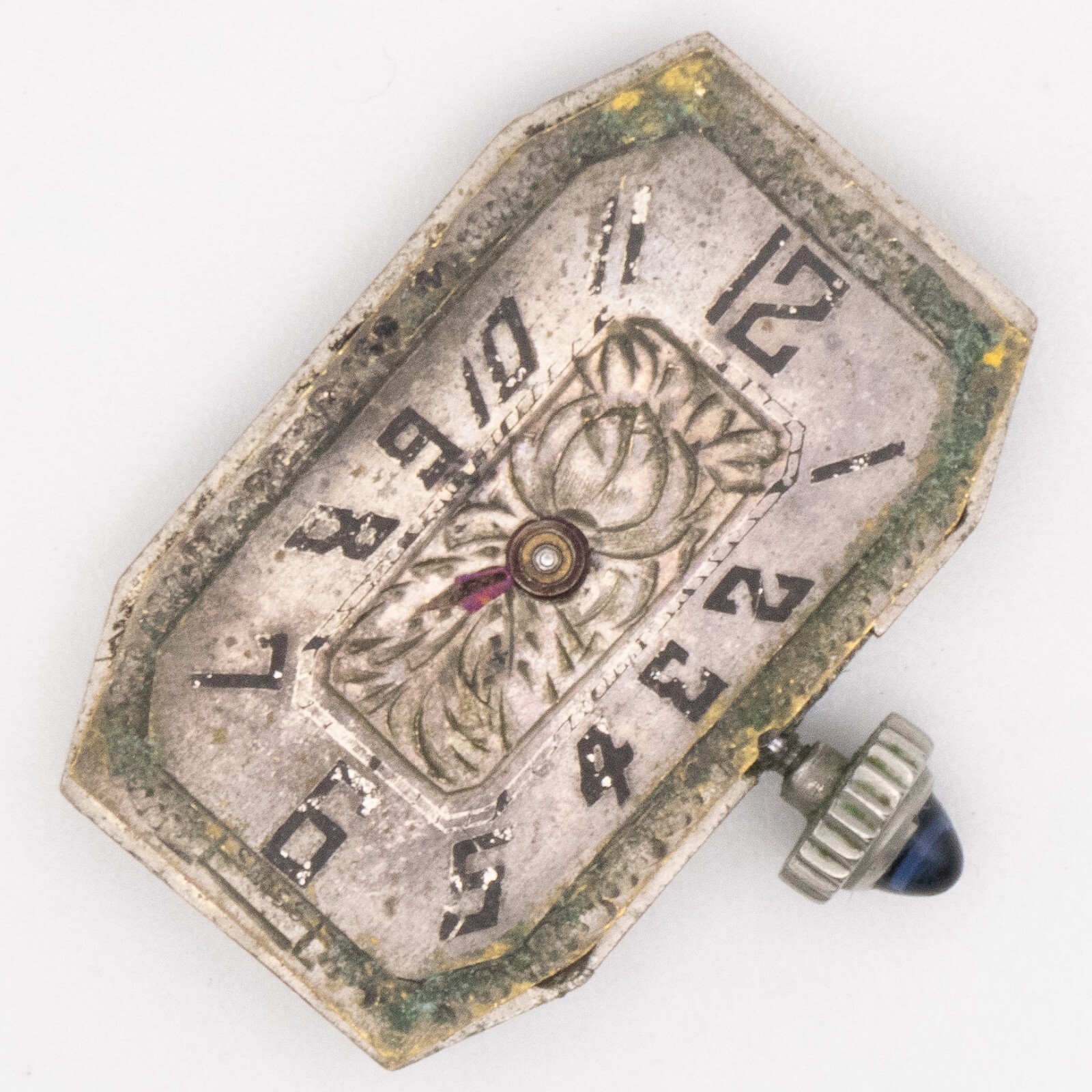 Vintage Optima 25 x 15.4 x 4.7 mm 17-Jewel 2-Adj Wristwatch Movement, Running