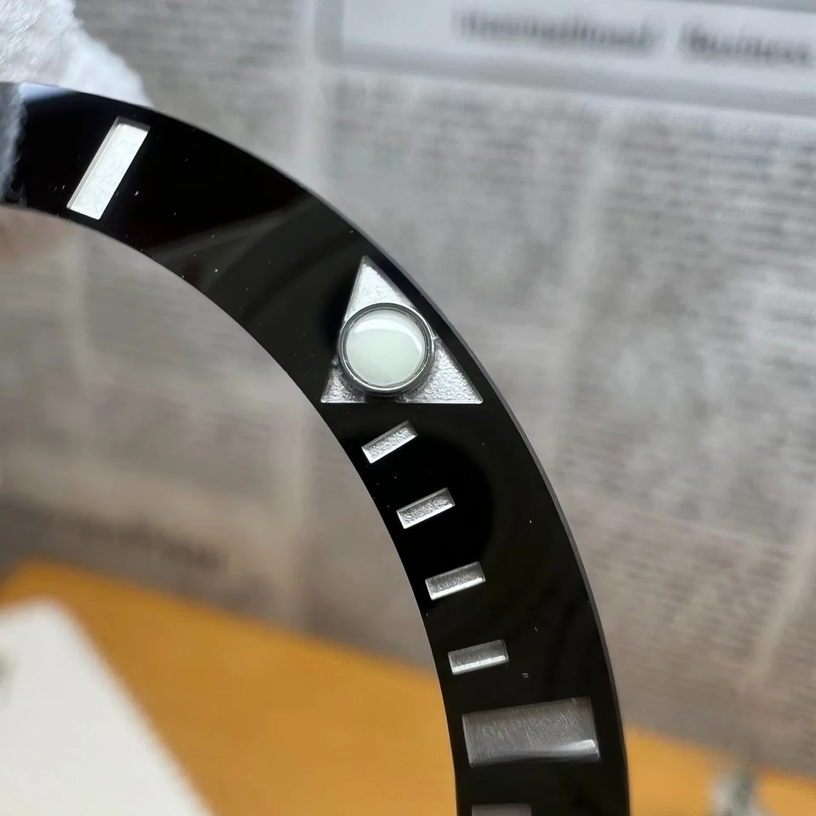 Ceramic Bezel for Rolex 40 41mm 126610 116610 Submariner Green Black Replacement