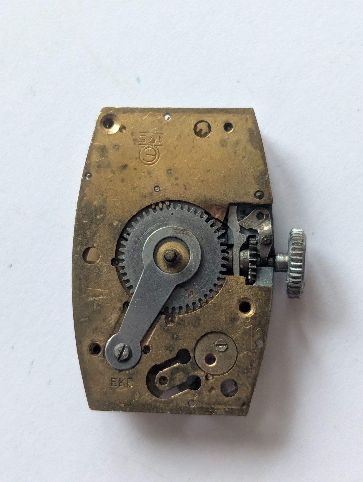 Vintage Ebosa 175 Mechanical Watch Movement (Runs)