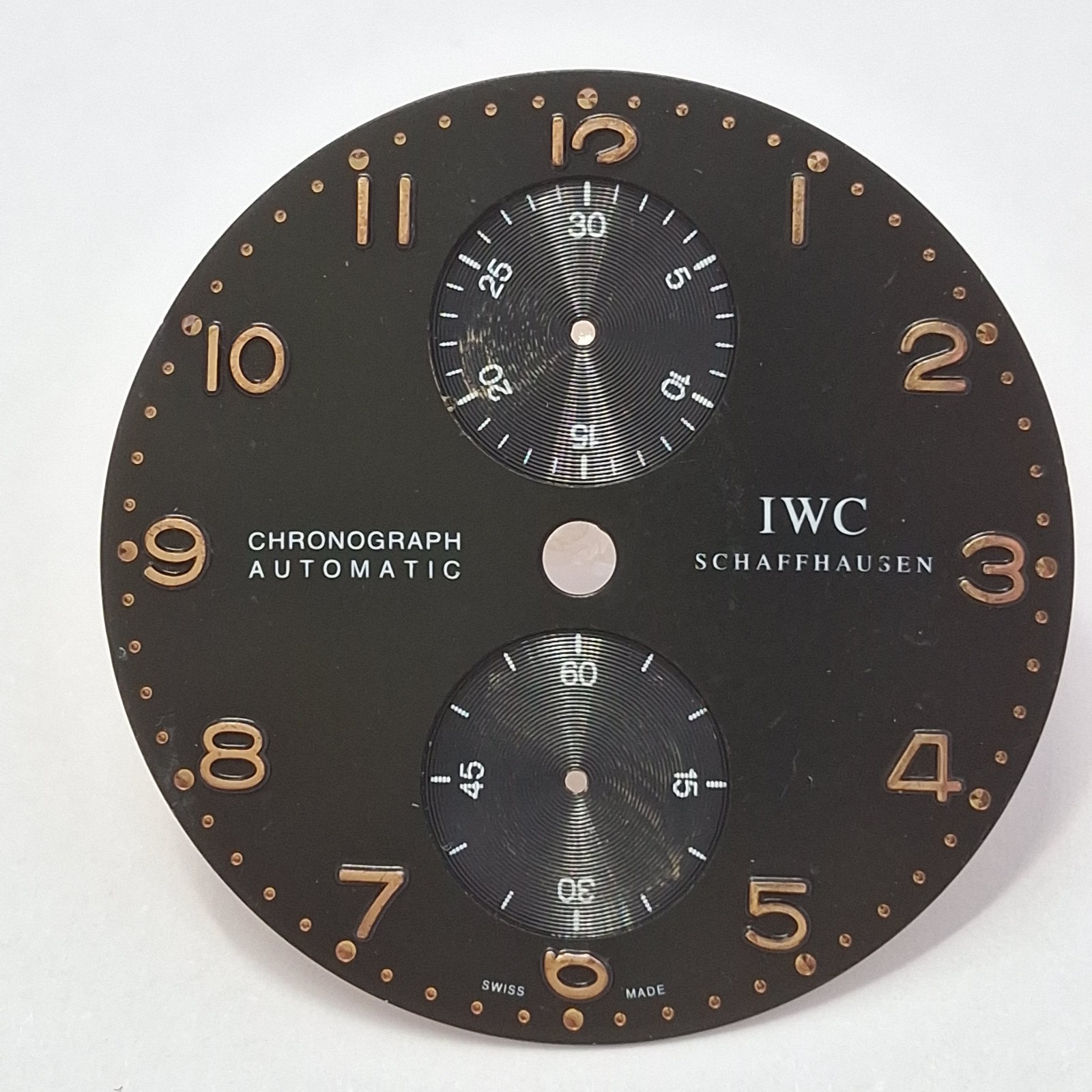 Defeat IWC International Watch Co 34.4 mm Dial Watch Parts Part Swiss Made #X7