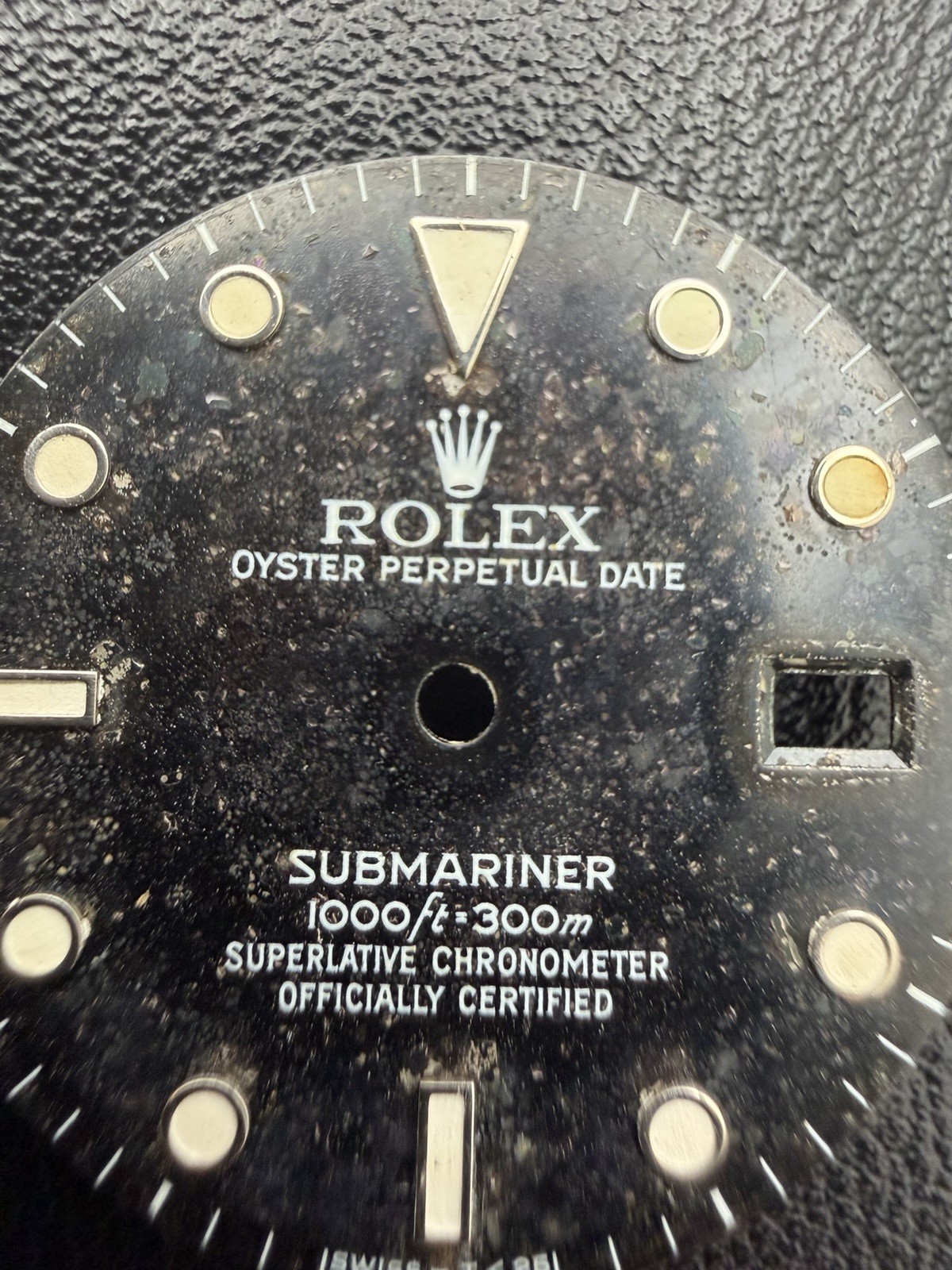 Genuine Rolex Submariner 40mm Black Tritium Dial 16800 168000 16610