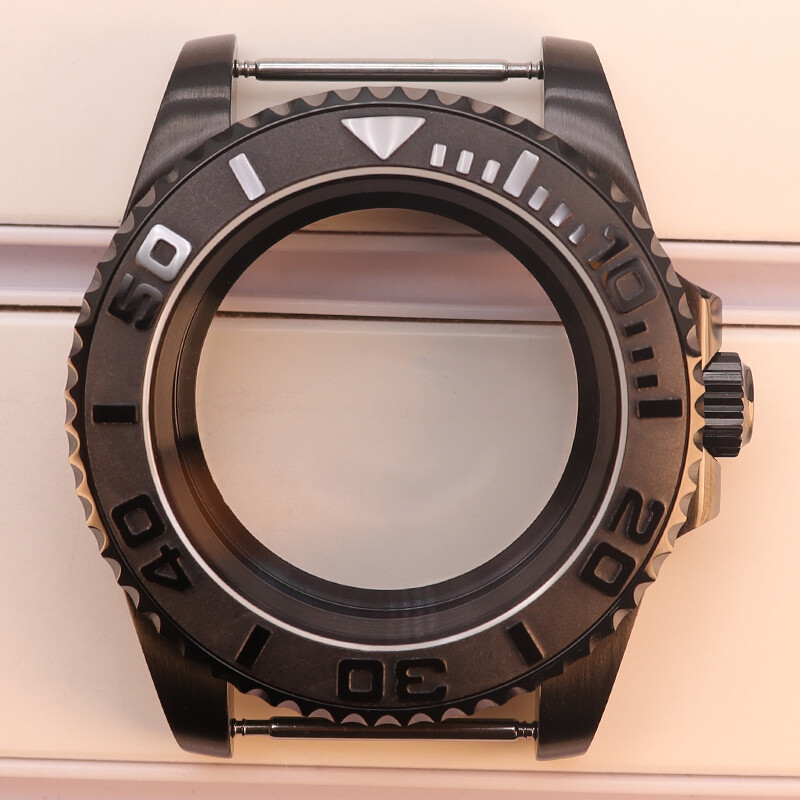 40mm Diver Watch Case Sapphire Glass For Seiko nh35 36 8215 Movement 28.5mm Dial