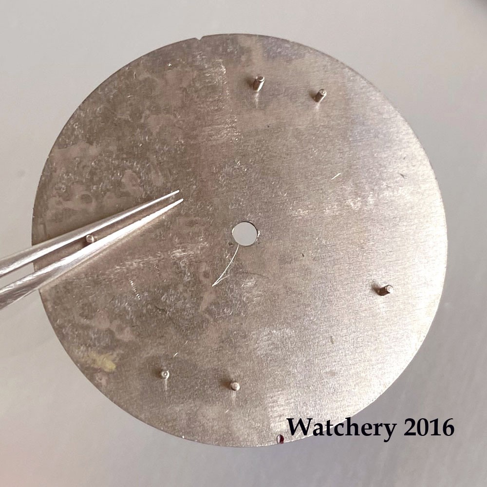 Lume 33.5mm Watch Dial With Titanium Hands Fit NH35/ETA 2824 PT5000/Miyota 8215