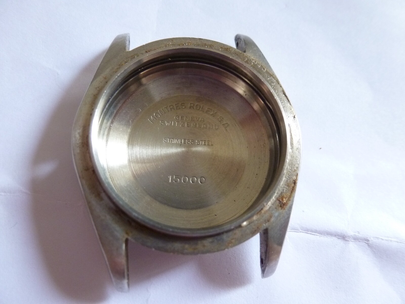 Vintage Rolex Oyster Date Perpetual case Ref 15000 without bezel and Glas