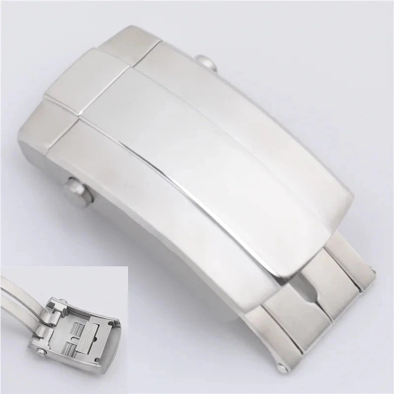 18 20mm Slider Glide Folding Buckle Deployment Clasp Fits Breitling Watch Band
