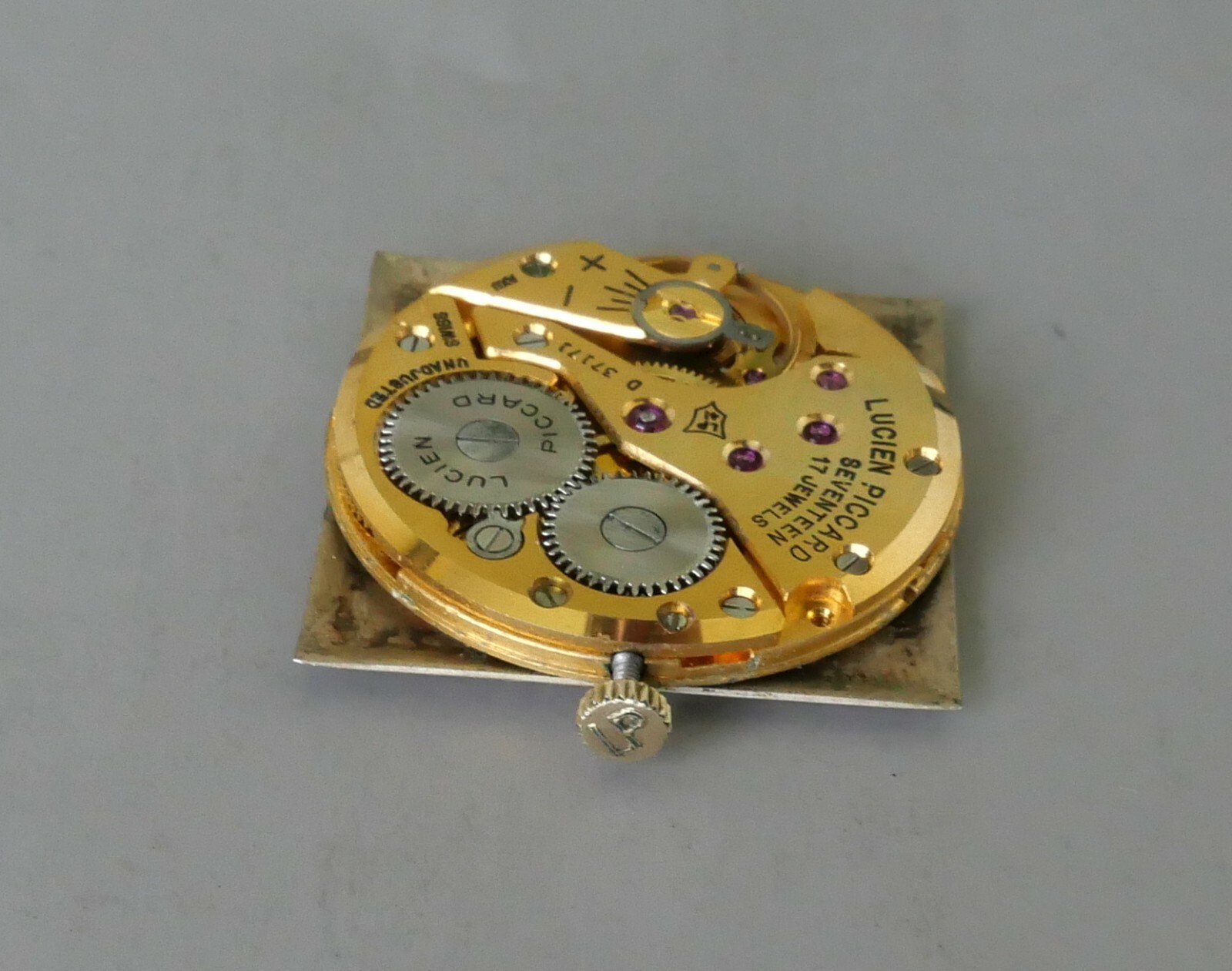 Lucien Picard R.530 watch movement 17 Jewels Manual Wind WORKING
