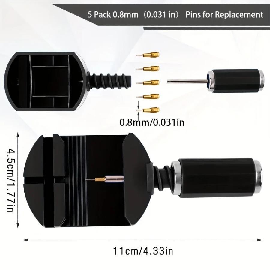 Watch Link Removal Tool Kit Band Strap Chain Pin Remover Repair Adjuster