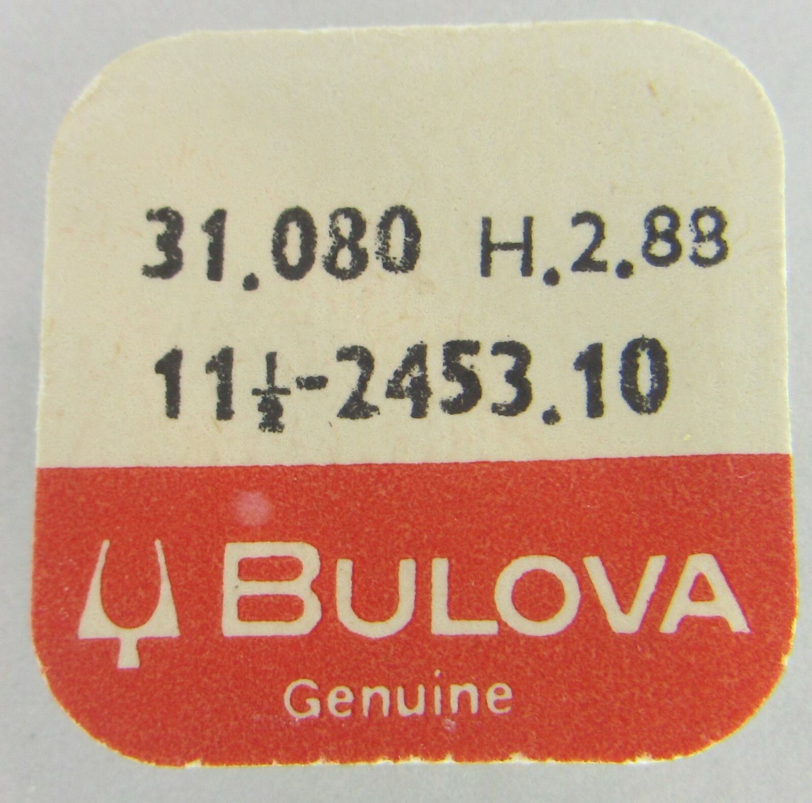 Bulova Accutron Caravelle Driver Cannon Pinion Part # 2453.10 31.080 H.2.88