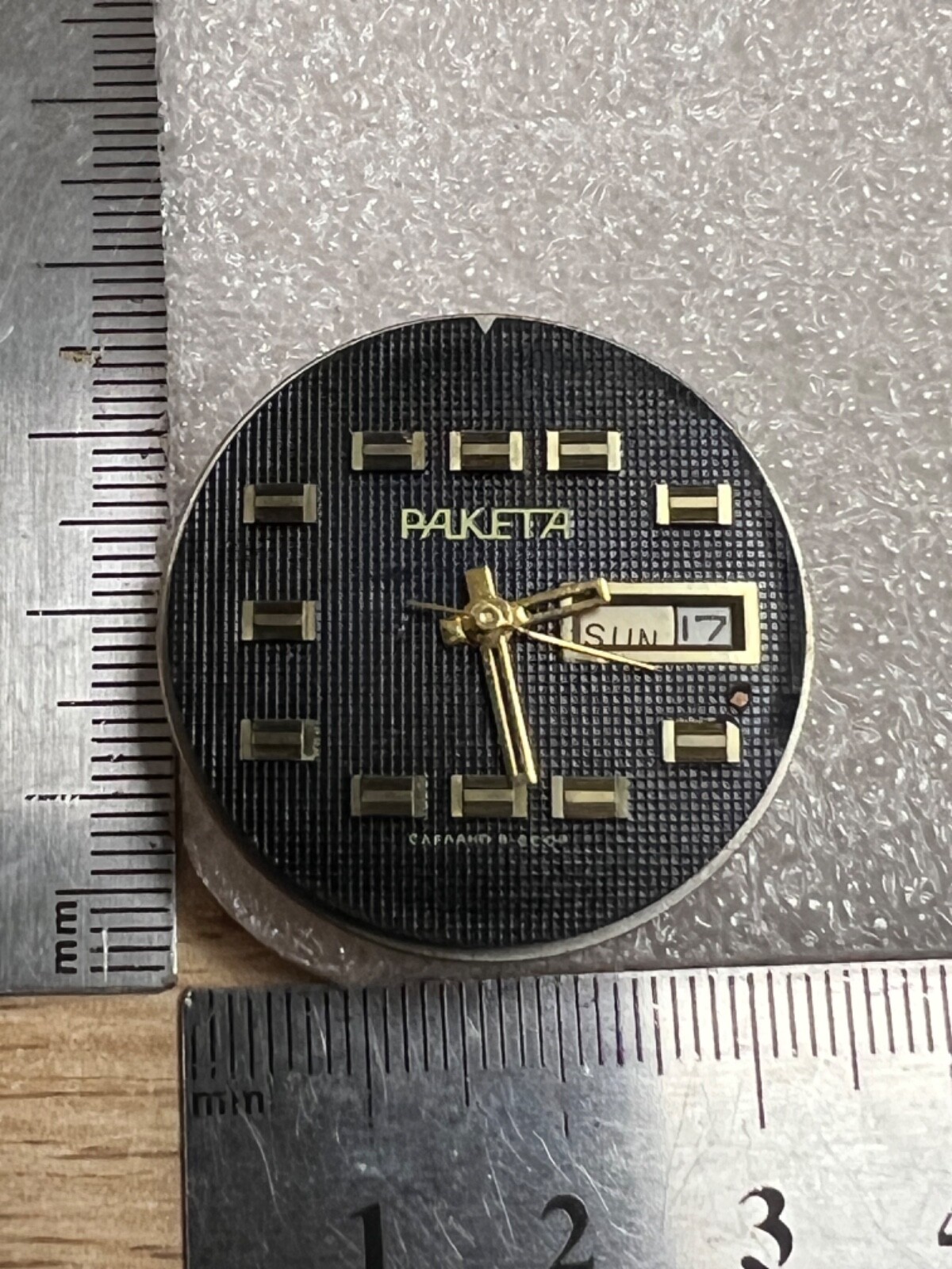 Watch movement USSR Raketa Cal.2628.H. plus Dial. For parts .