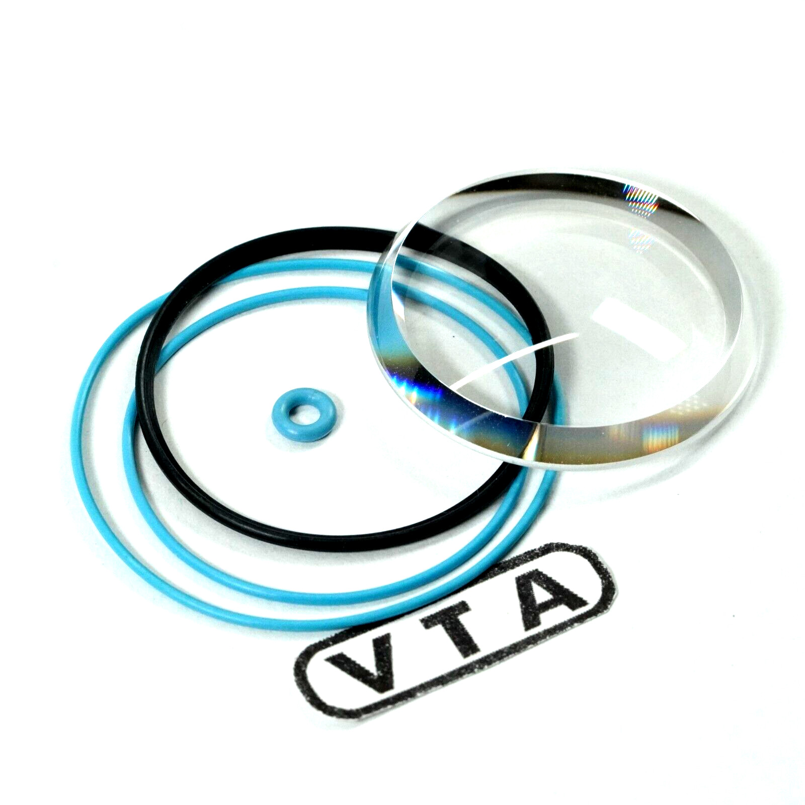 VTA HEAVY DUTY Gaskets/SEALS for SEIKO 6105-8110 & 6105-8119 + SAPPHIRE Crystal