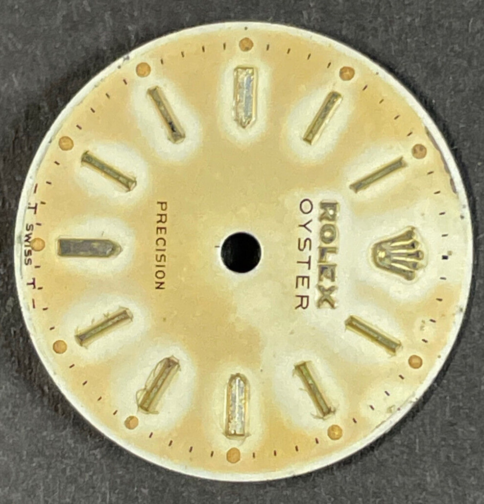 Vintage Rolex Oyster Precision Ladies Watch Dial For 6410 No Date
