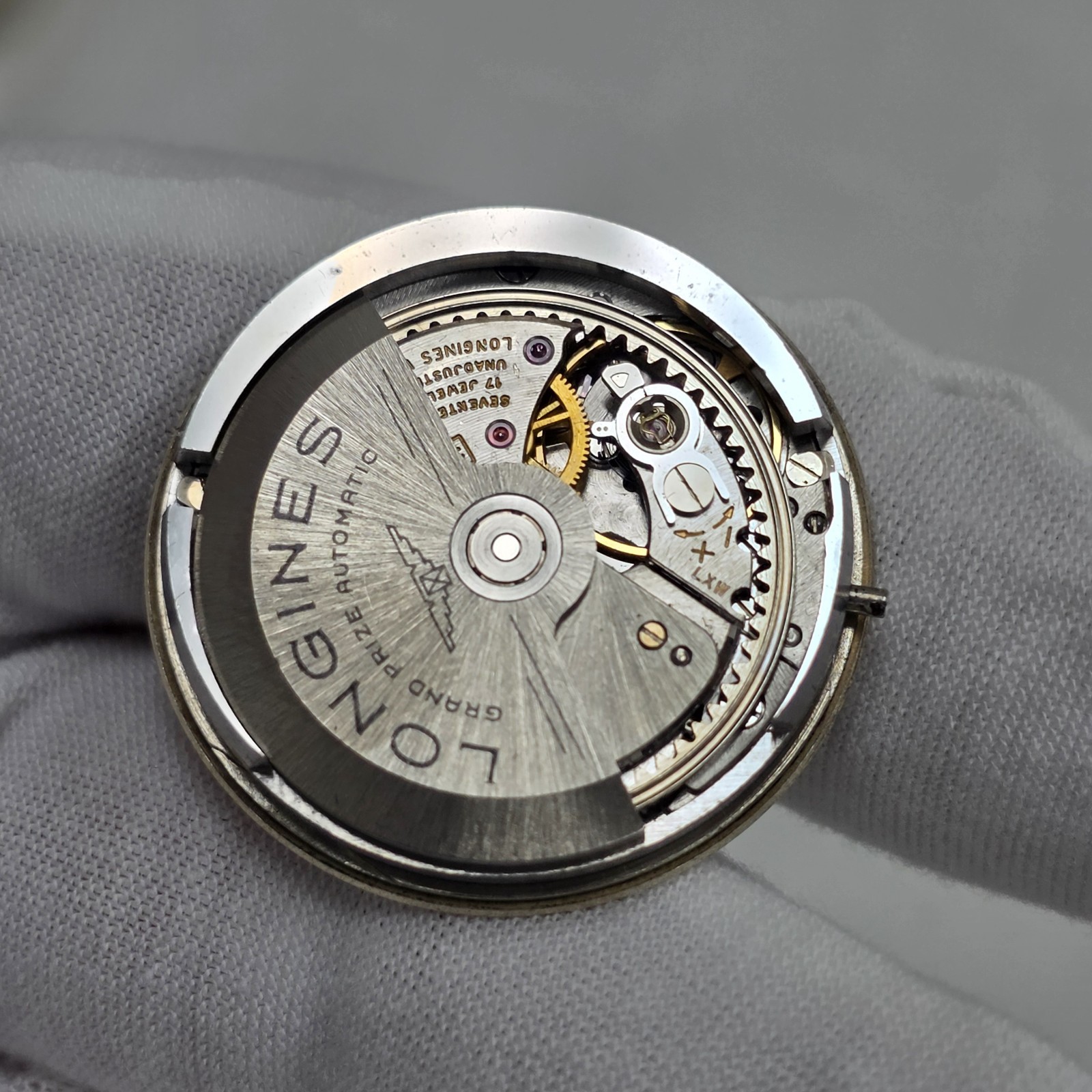 Movement Longines Cal. 345 Automatic Swiss Admiral 5 Star 17 Jewel For Parts