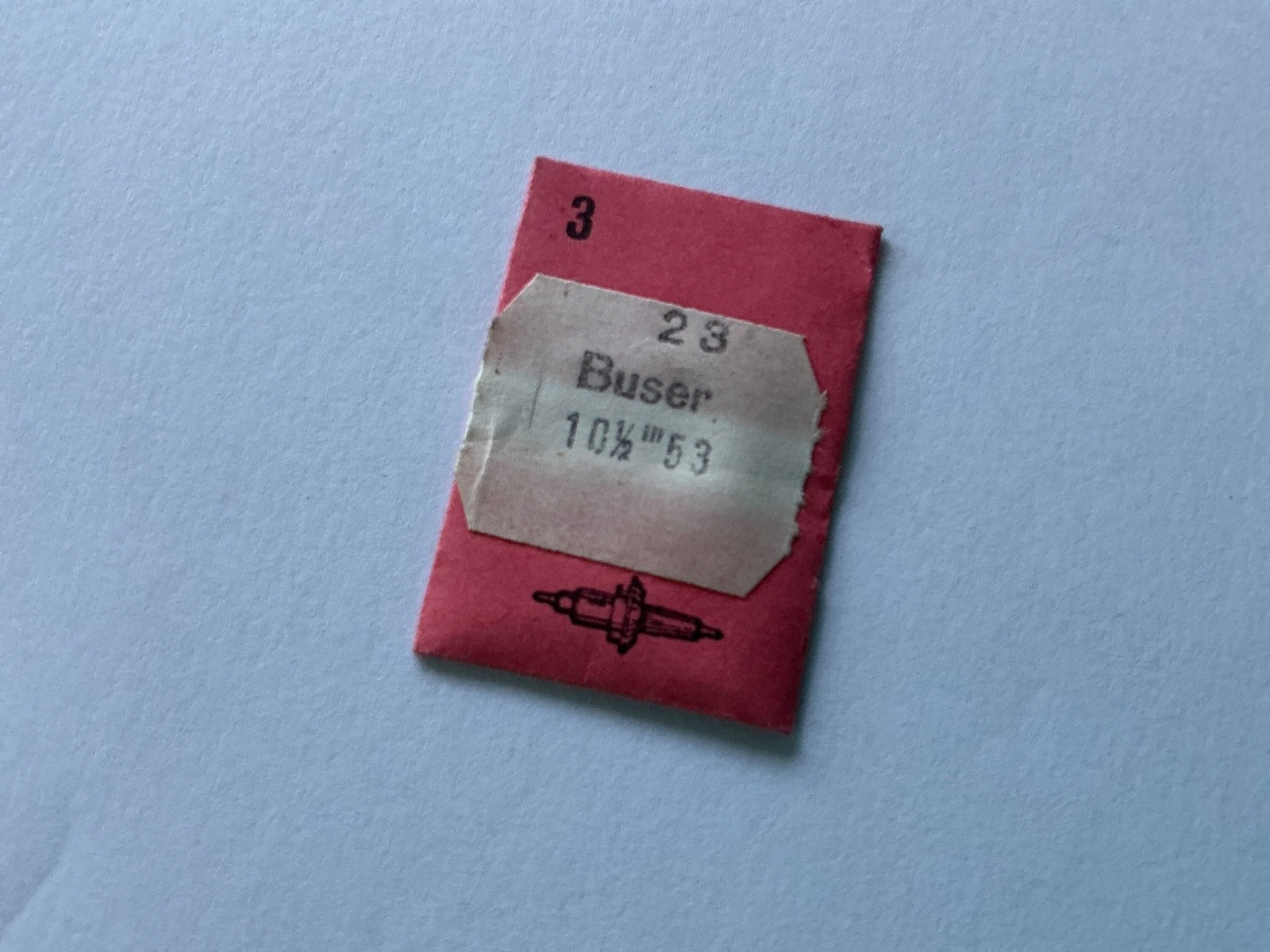 NOS watchmakers Buser 10 1/2” 53 Balance staffs Swiss made DCN X3 staffs