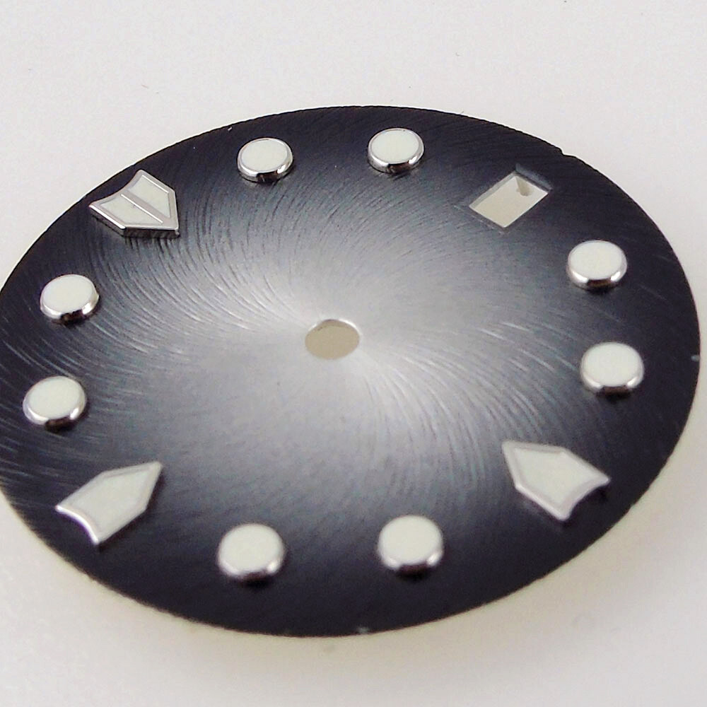 28.5mm Japan NH35A Sterile Black Blue Grey Red Watch Dial Luminous Watch Part