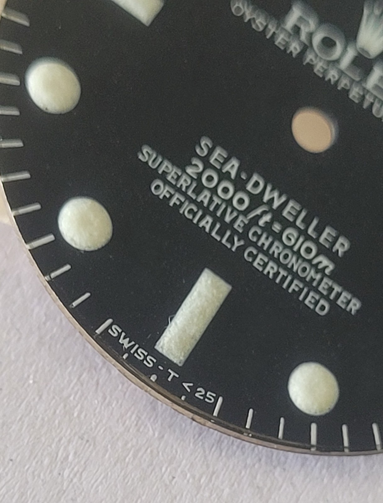 Rolex 100% genuine vintage Sea-dweller 1665 dial in great shape,see all pictures