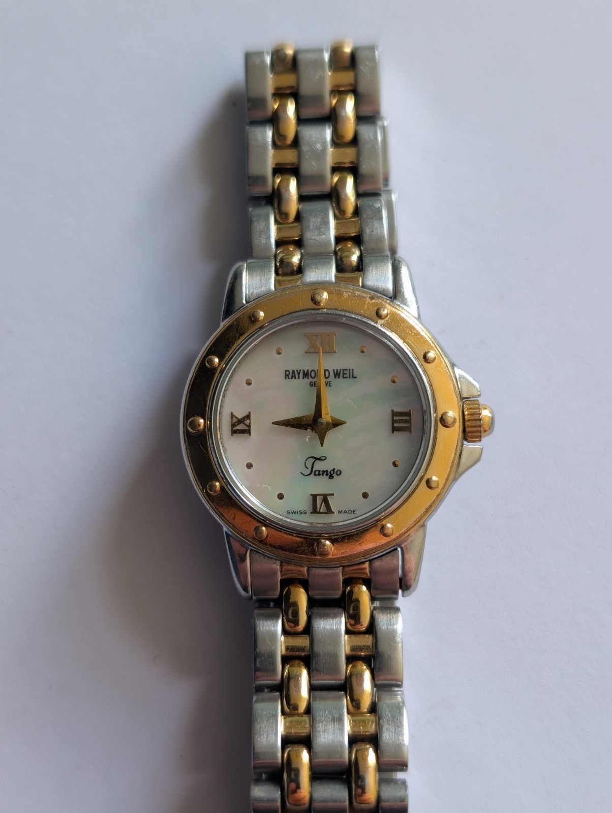 Ladies Raymond Weil Tango 5860 Watch Strap 12mm Butterfly Clasp/Buckle